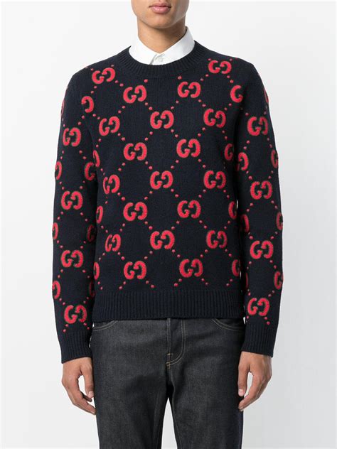 gucci gg knit sweater|Gucci sweater for men.